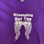 NAMIWalks NH t-shirt contest submission for Team Stomping Out Stigma.