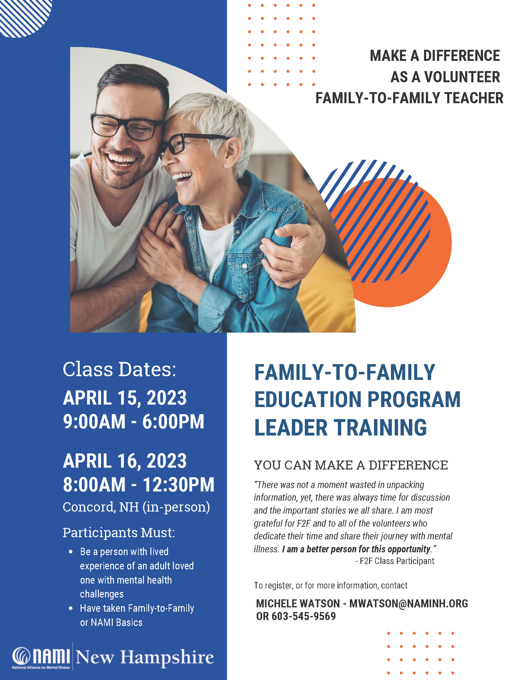 Family-To-Family Education Program Leader Training