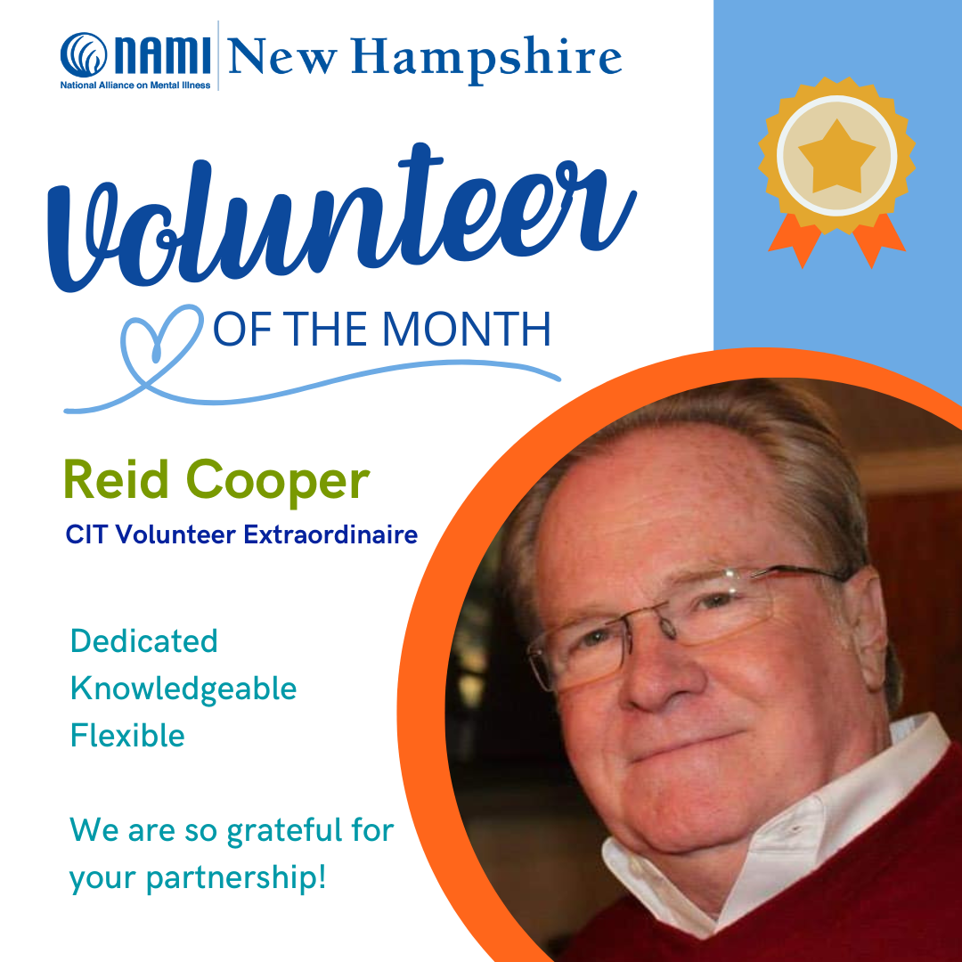 Volunteer of the Month. Reid Cooper. CIT Volunteer Extraordinaire.