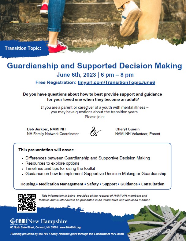 Transition Topic: Guardianship and Supported Decision Making
