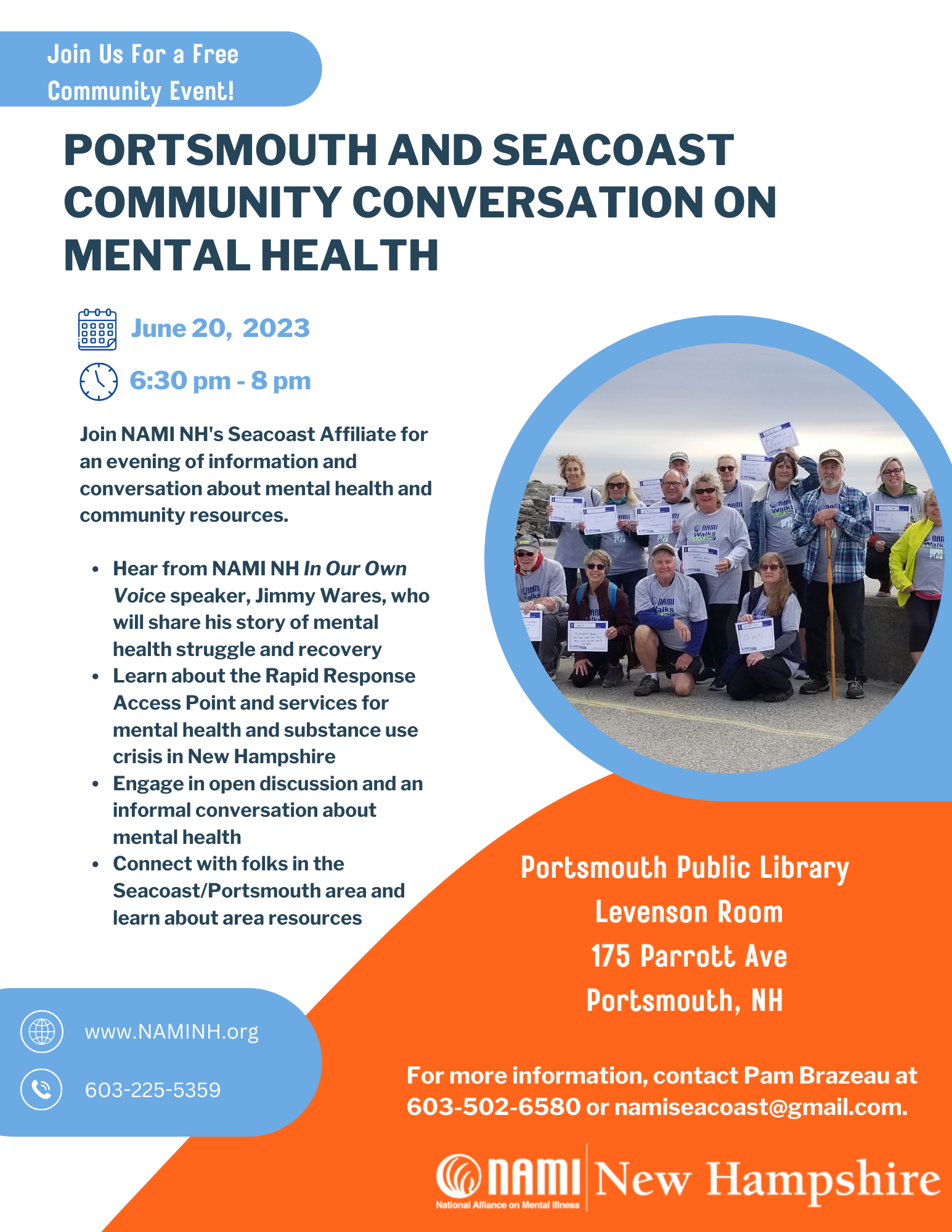 Portsmouth and Seacoast Community Conversation on Mental Health