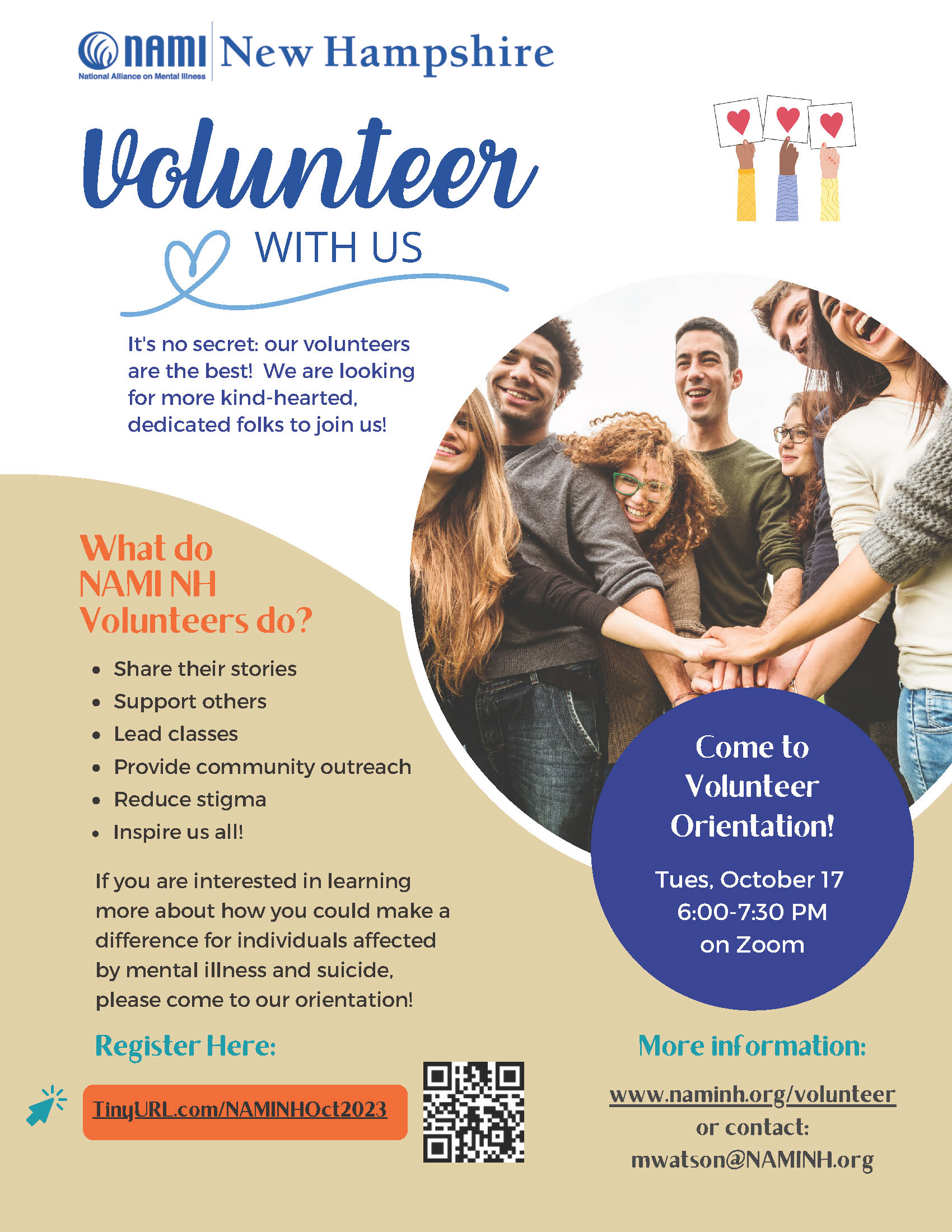 NAMI NH New Volunteer Orientation