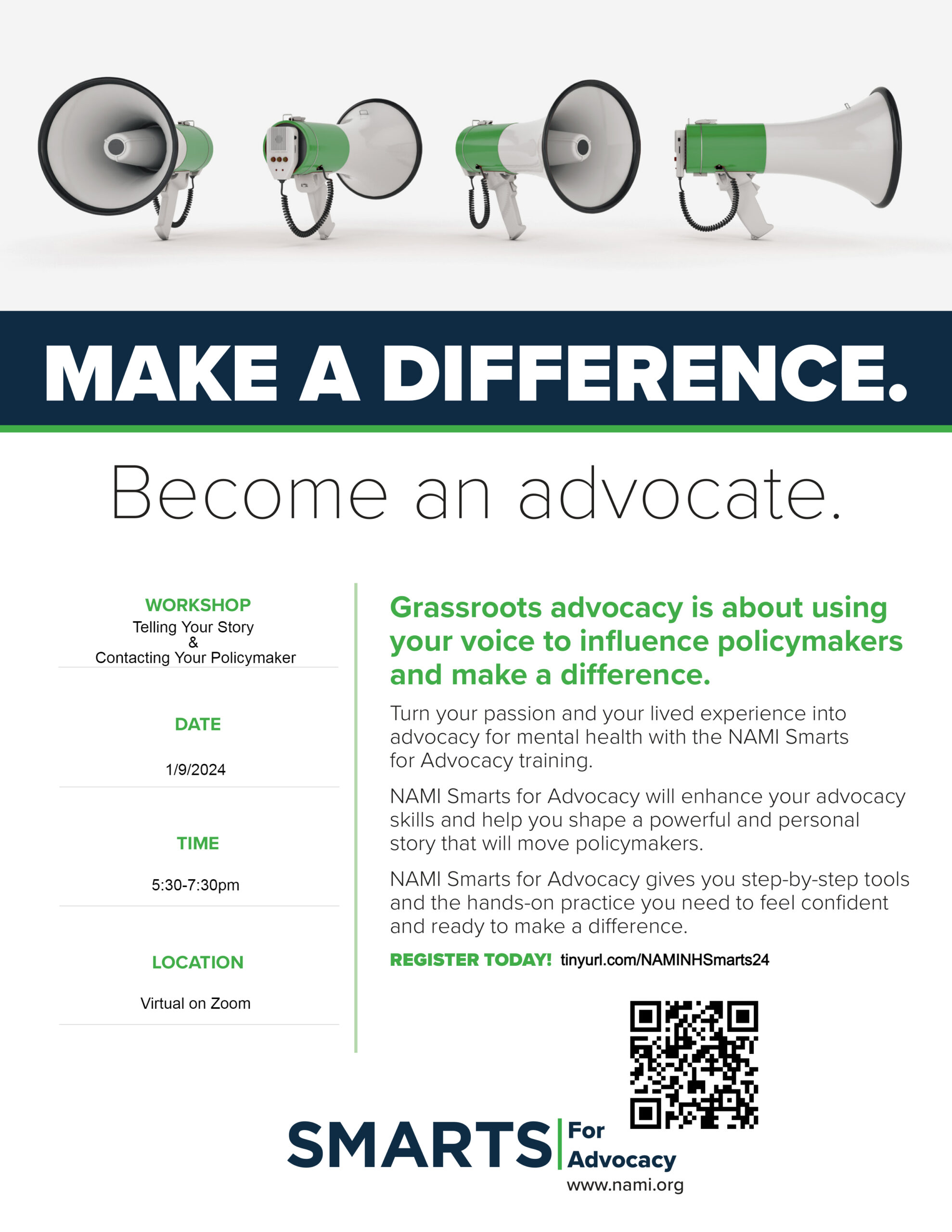 NAMI Smarts for Advocacy: Telling Your Story & Contacting Your Policymaker