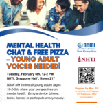 Mental Health Chat & Free Pizza - Young Adult Voices Needed!