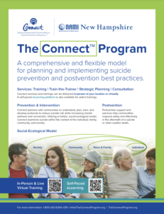 The Connect Program. A comprehensive and flexible model for planning and implementing suicide prevention and postvention best practices.