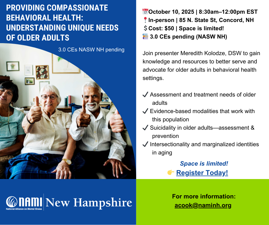 Providing Compassionate Behavioral Health: Understanding the Unique Needs of Older Adults