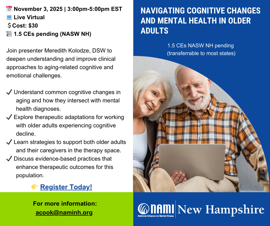 Navigating Cognitive Changes and Mental Health in Older Adults