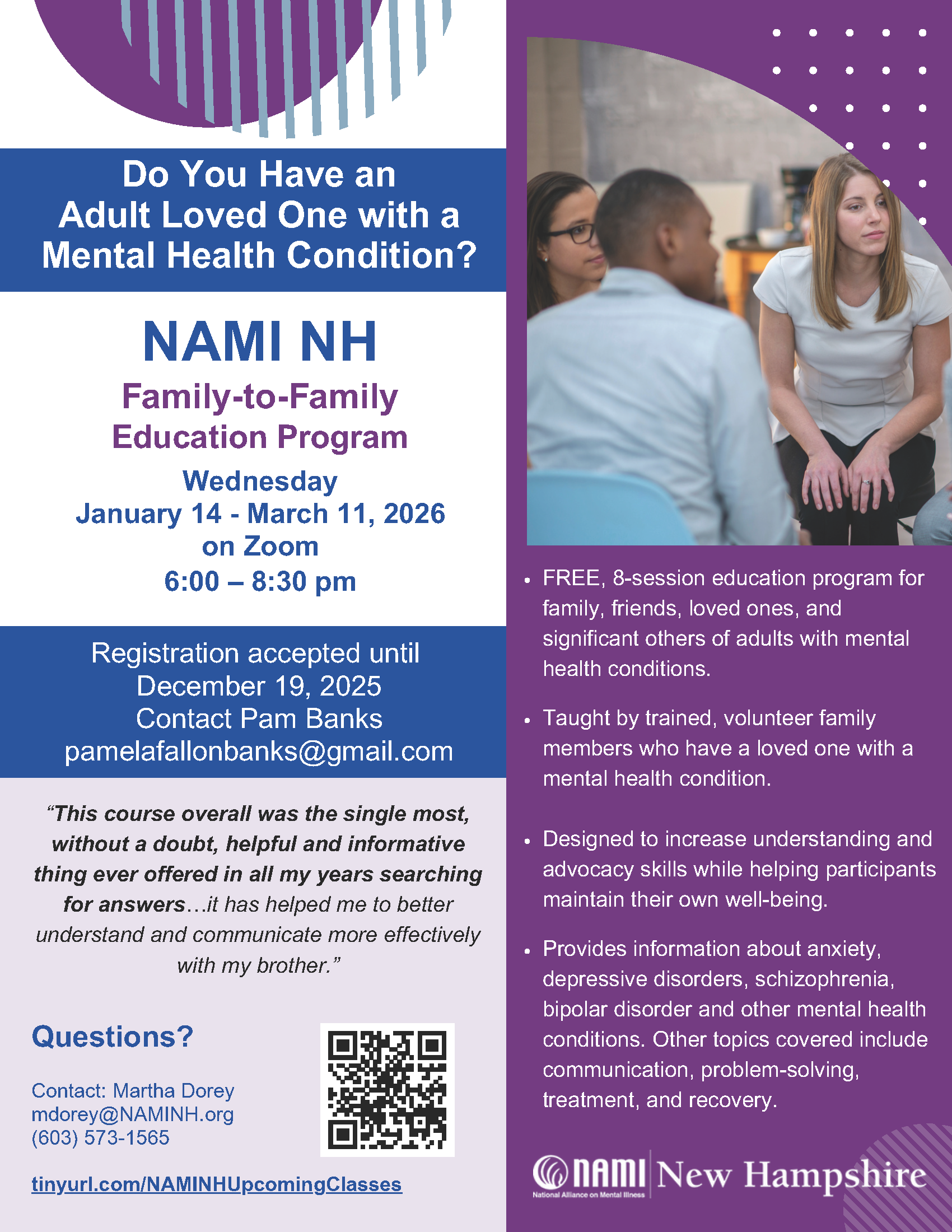 NAMI Family-to-Family Class