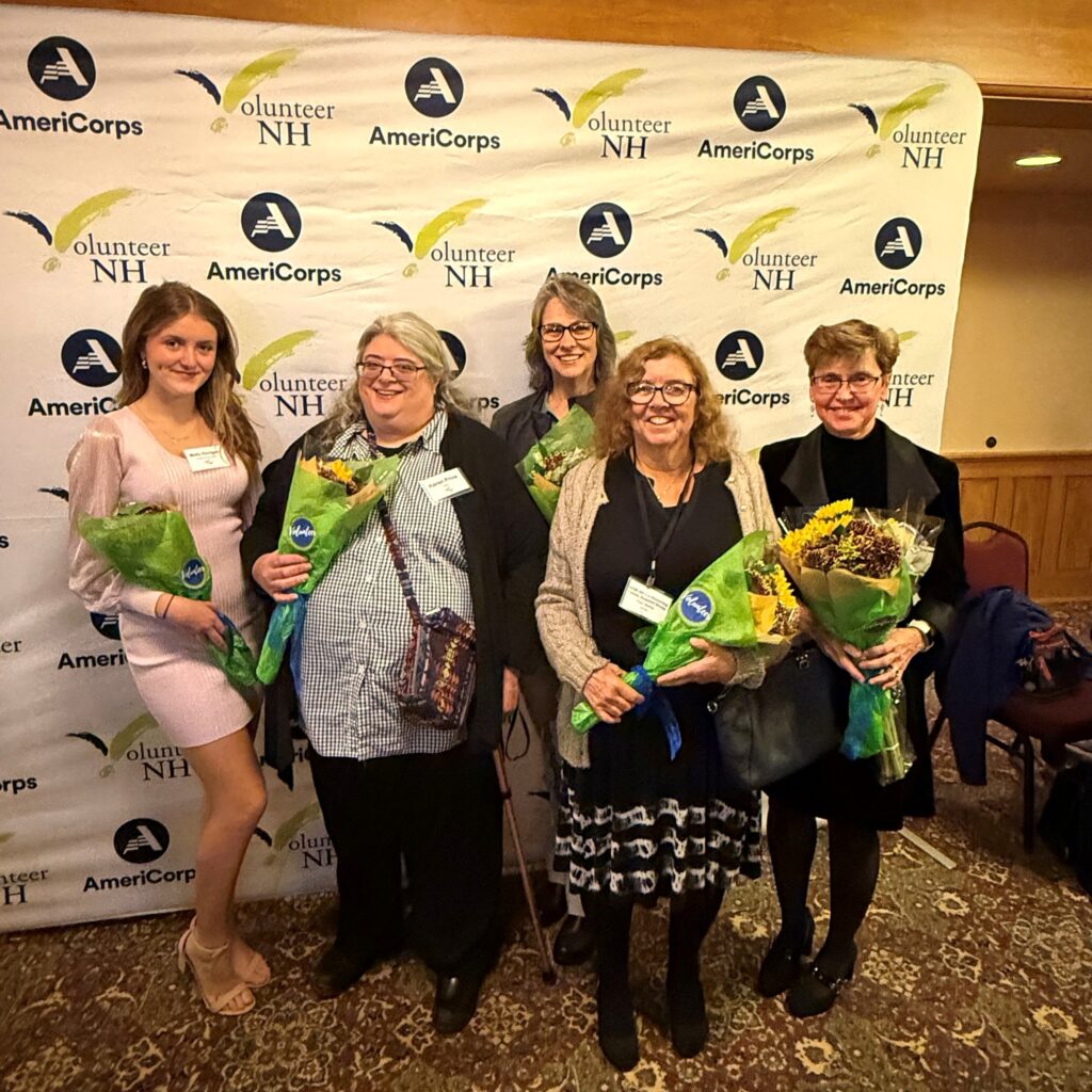 Group photo of NAMI NH volunteers at 2025 Spirit of NH Awards