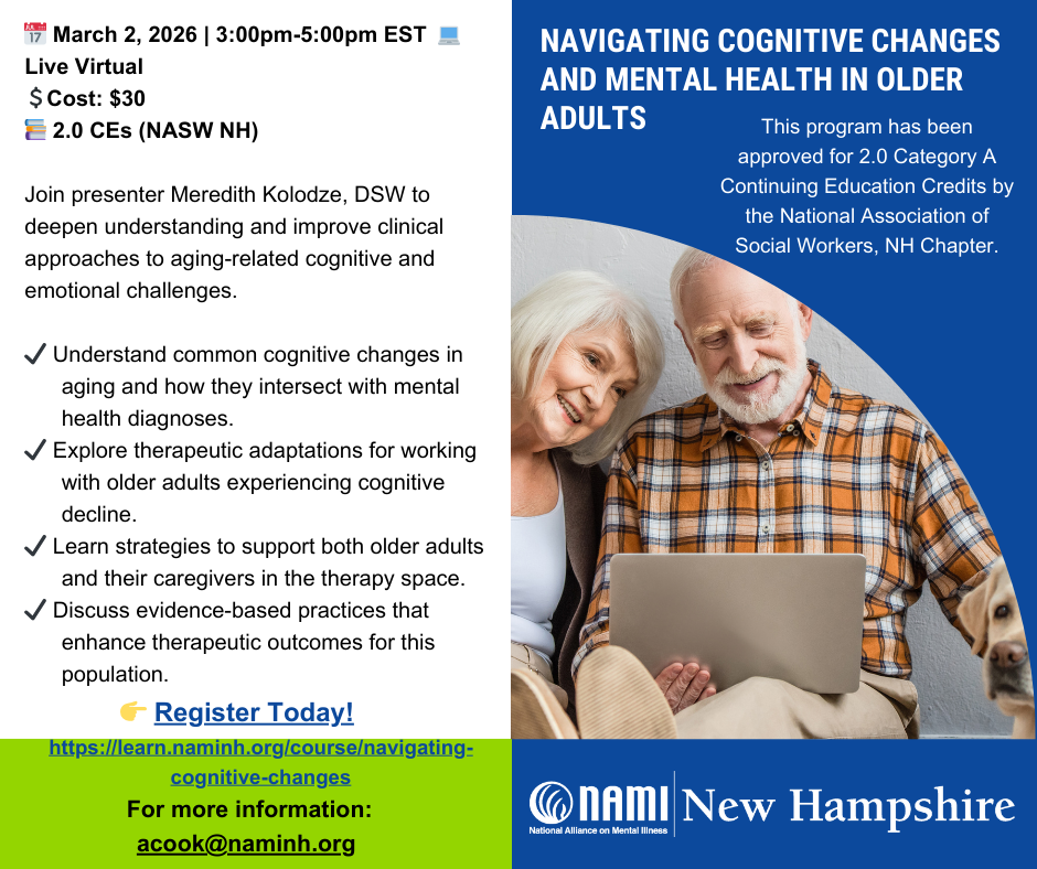 Navigating Cognitive Changes and Mental Health in Older Adults