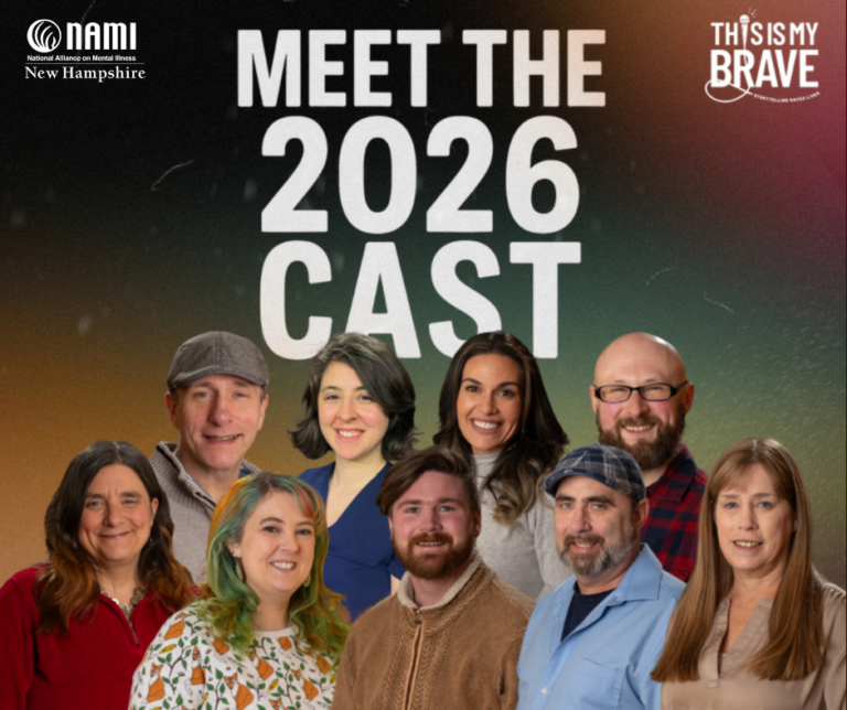 Nine people in front of a dark background saying Meet the 2026 Cast