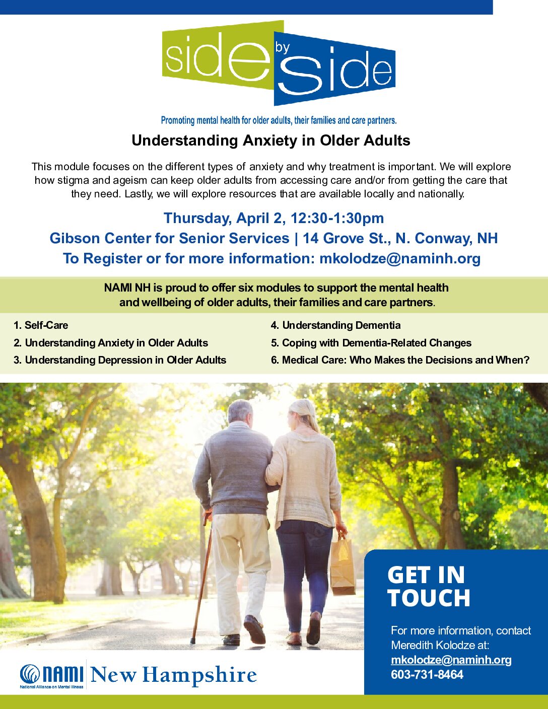 Side By Side: Understanding Anxiety in Older Adults