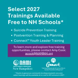 Select 2027 Trainings Available Free to NH Schools*